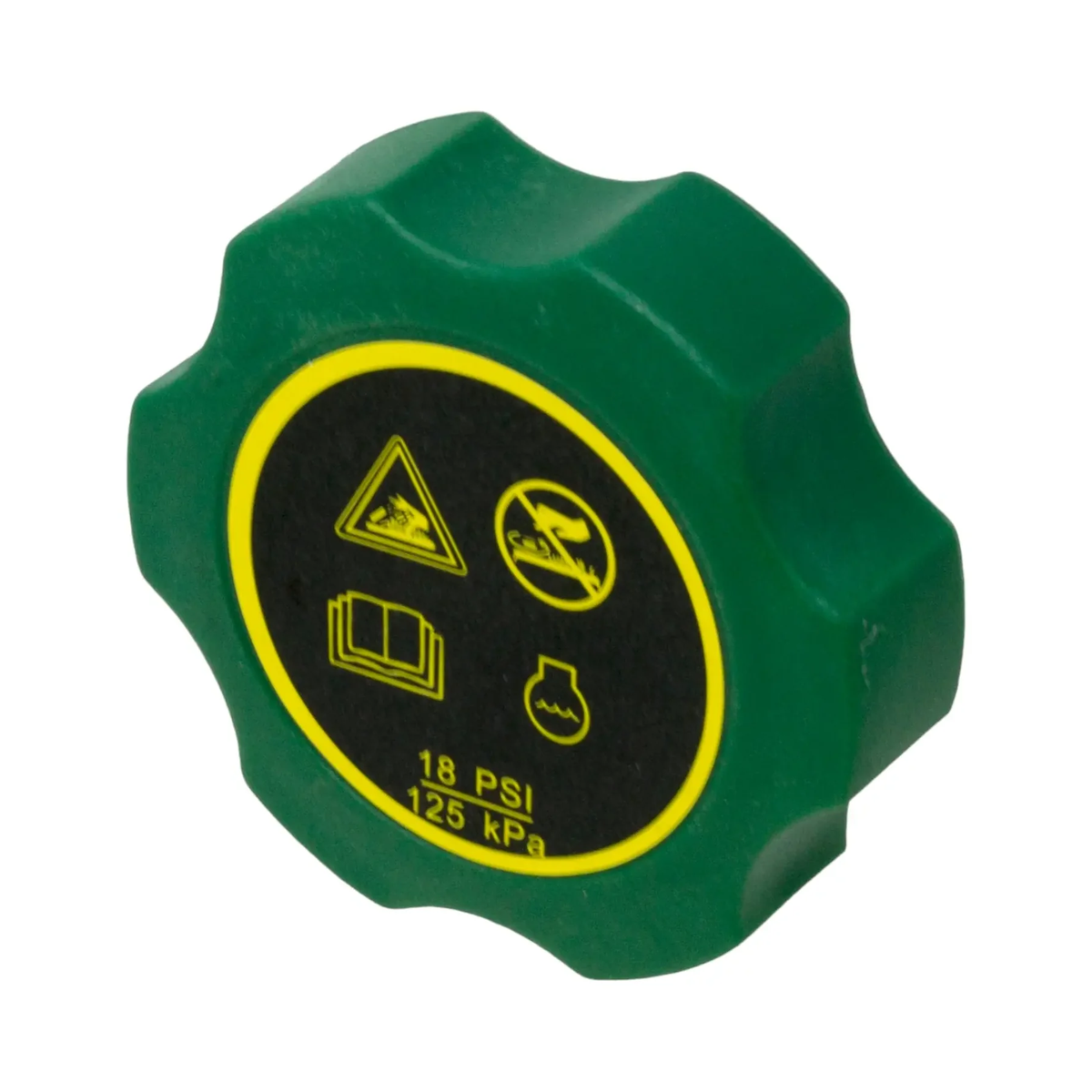 Surge Tank Filler Cap AT310335 for John Deere Loader 210LJ 310J 310SJ 315SJ 325J 335D 437D 410J 435 710J 444K 524K 824K 844K Tractor 6415 5065M 5070M 5078E - KUDUPARTS