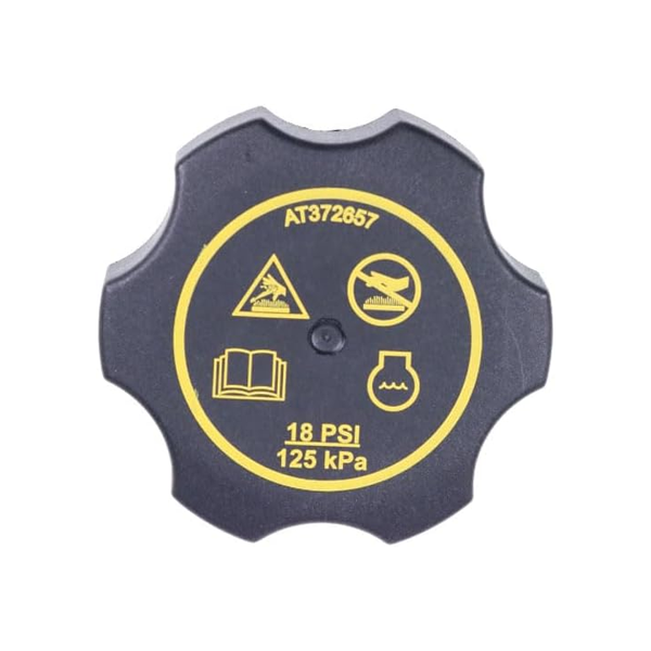 Surge Tank Filler Cap AT372657 for John Deere Engine 3029 4045 6068 6090 Motor Grader 620G 622G 670G 672G 870G 872G - KUDUPARTS