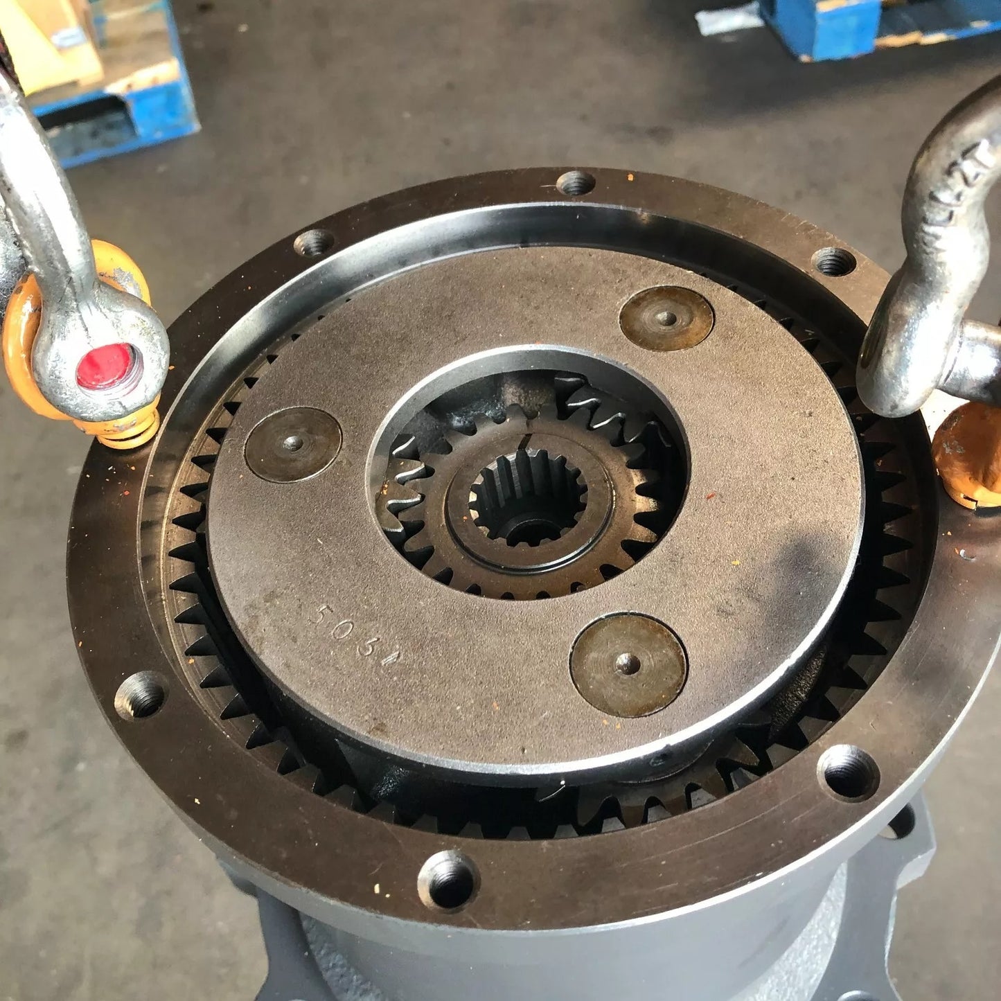 Caja de engranajes del motor de giro 9118328 para excavadora Hitachi EX60-2 EX60-3 EX75UR