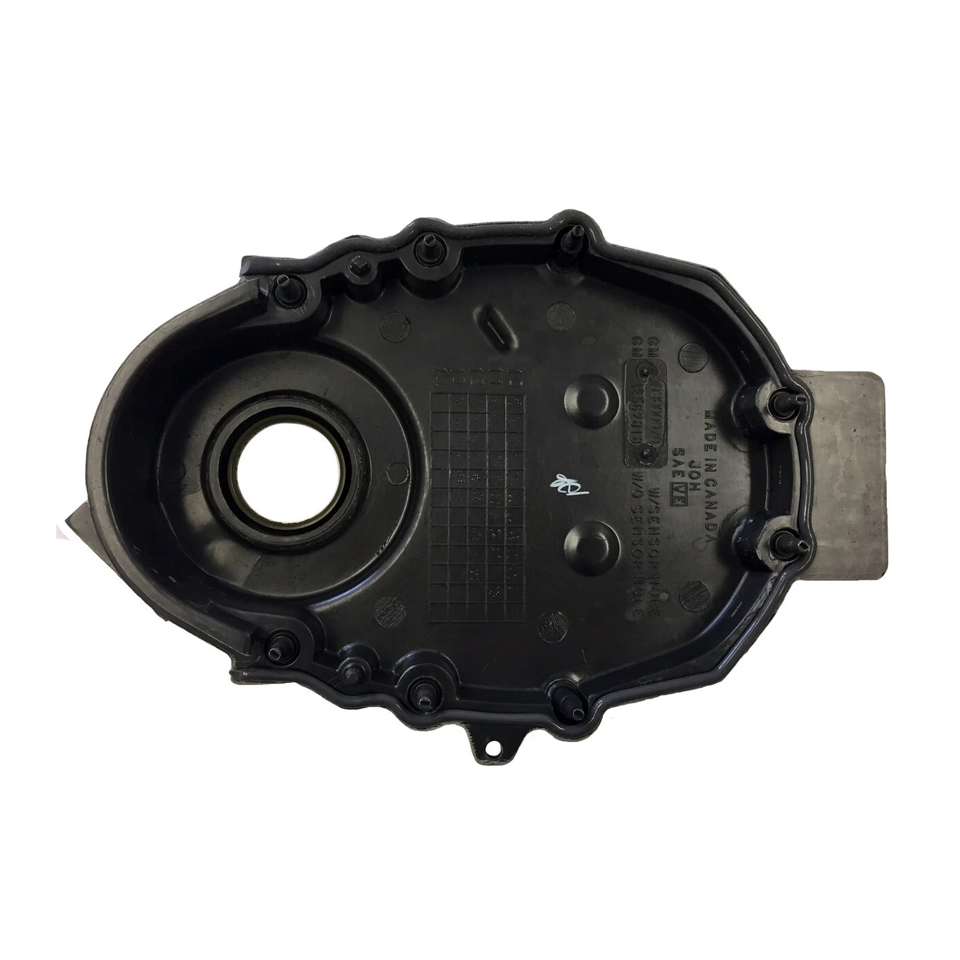 Tapa de distribución con orificio para sensor 8M0181746 para motores Mercury Marine de 5,0 L, 5,7 L y 6,2 L