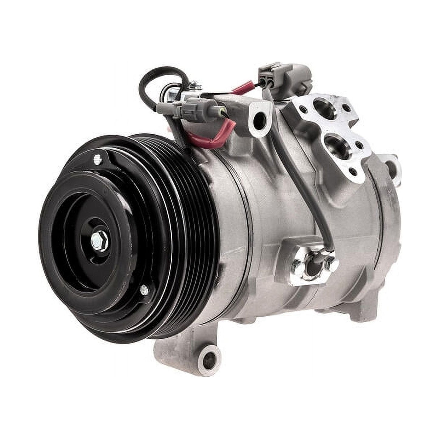 Compresor de aire acondicionado CVC de 12 V, paquete de 6, 126 mm, con embrague 68225206AB para Chrysler Pacifica (2017-2022) y Voyager (2020-2022)