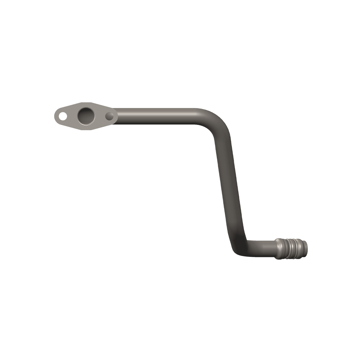 Turbocharger Oil Drain Connection Pipe 3975076 for Cummins Engine NT743 QSB6.7 QSB7 6D107 - KUDUPARTS