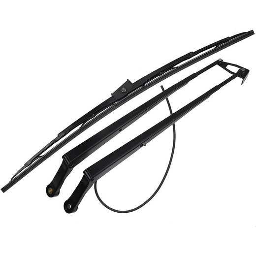 Windshield Wiper Arm & Wiper Blade Kit 7168953 7168954 for Bobcat S630 S650 S740 S750 S770 S850 - KUDUPARTS