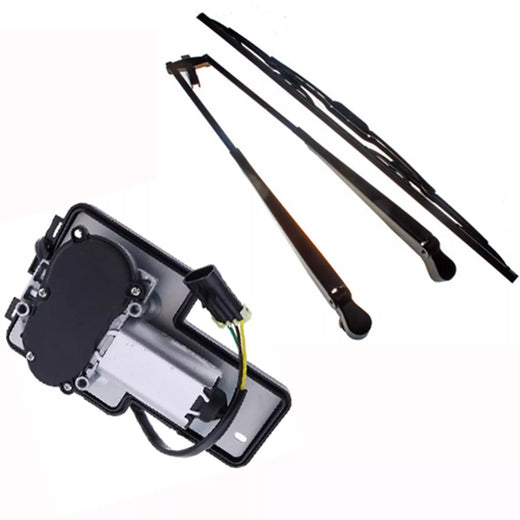 Windshield Wiper Motor Arm Blade Kit for Bobcat S150 S160 S175 S185 S205 S220 S250 - KUDUPARTS