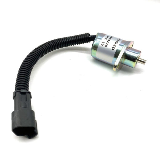 For Caterpillar CAT 232 262 252 242 906 257 277 267 287 247 12V Fuel Shutoff Solenoid 172-7209 - KUDUPARTS