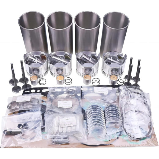 Overhaul Rebuild Kit for Mitsubishi K4F K4F-E1 K4F-DI Engine MT25 Deutz-Fahr Agrokid 35A 45A Tractor - KUDUPARTS
