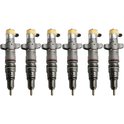 6 Pcs Fuel Injector 328-2576 for Caterpillar CAT Engine C9 Excavator 330D 330D L 336D L 336D LN - KUDUPARTS