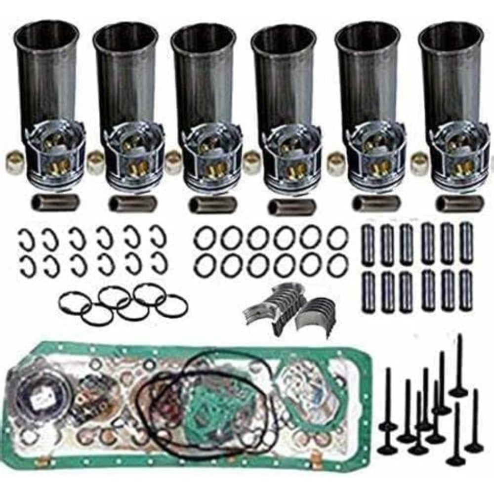Overhaul Rebuild Kit for Mitsubishi Engine 6D34 6D34T New Holland Excavator E235SRLC EH215 E235SR E215 - KUDUPARTS