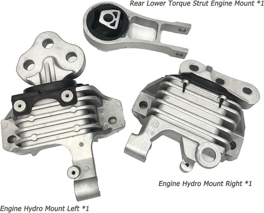 Engine Motor and Transmission Mount 68418876AA 68190606AF for Jeep Cherokee Chrysler 200 - KUDUPARTS