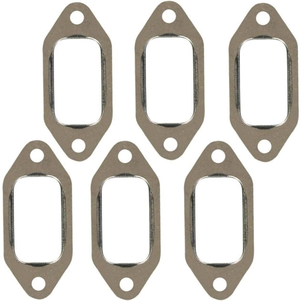 6 PCS Exhaust Manifold Gasket 0418 4904 for Deutz Engine F5L413R F6L413 F8L413 F10L413 F12L413 - KUDUPARTS