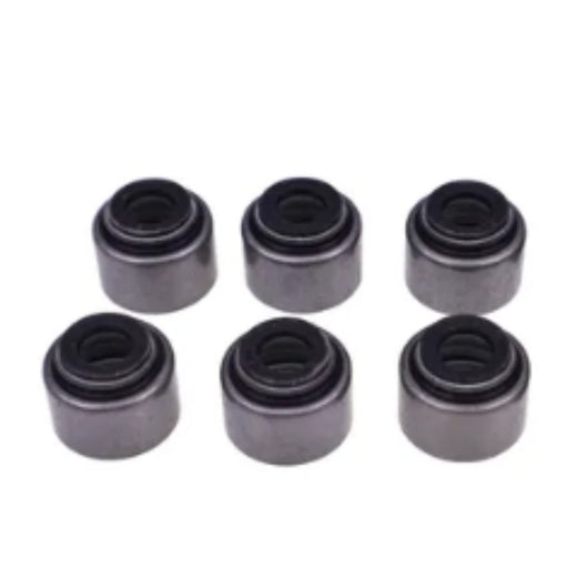 Set of 6 Valve Steam Seal SBA120406050 SBA120406070 for ISM Shibaura Engine N844 New Holland Loader L140 L150 L160 L170 L175 L213 L215 L216 L218 L220 L465 L565 - KUDUPARTS