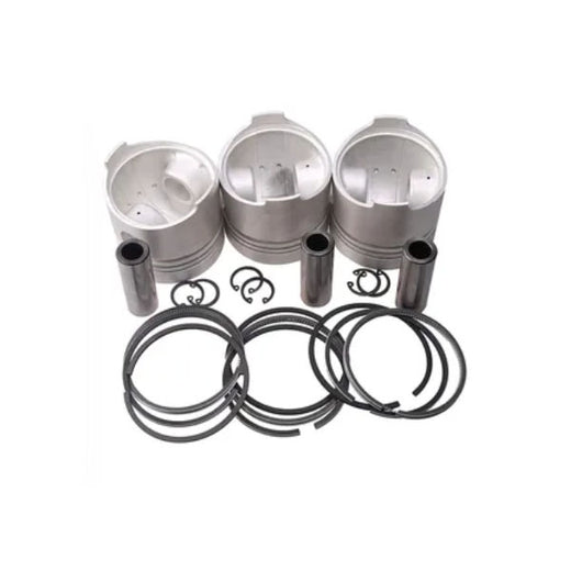 Piston & Piston Ring Set STD 76mm for Kubota D1005 Engine - KUDUPARTS