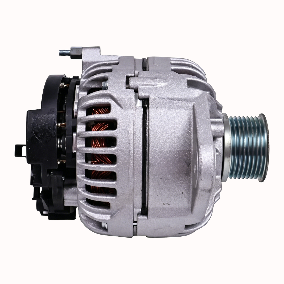 24V 120A Alternator 84383847 for FPT Iveco 667TA/EED CASE 2355 3555 1121G 2050M 1650M 521G 621F 621G 721F 721G 921F 821G - KUDUPARTS