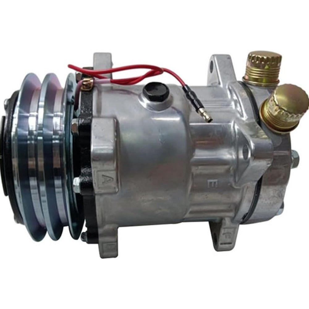 SD7H15HD A/C Compressor 72504984 for CASE IH JX55 JX60 JX65 JX70 New Holland TD60D TD70D TD75D TD80D TD90D TD95D TL100 Tractor - KUDUPARTS