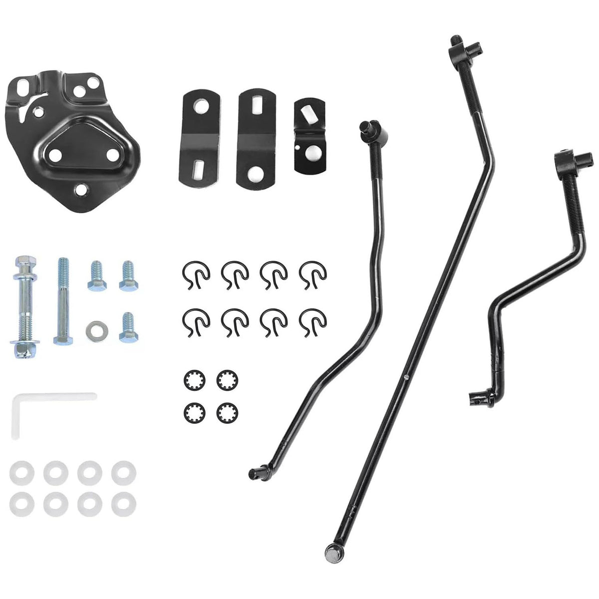 4 Speed Shifter Linkage Kit 3733163 for Hurst Shifter with Muncie Transmission - KUDUPARTS