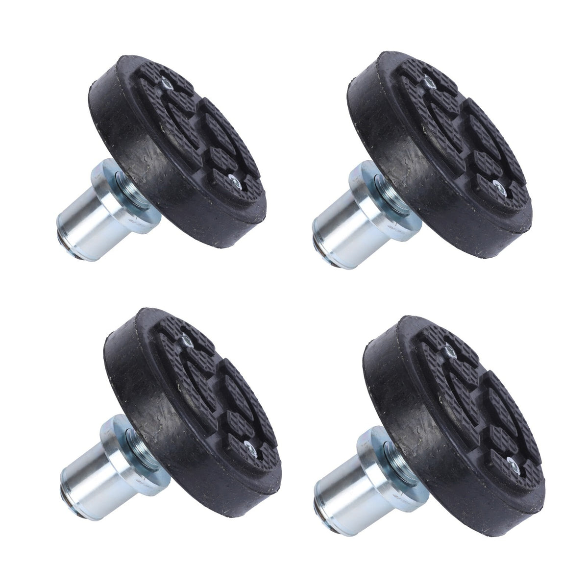 4 Pieces Car Lift Rubber Tray Heightening Feet Plus High Leg Pads Shaft Diameter - KUDUPARTS