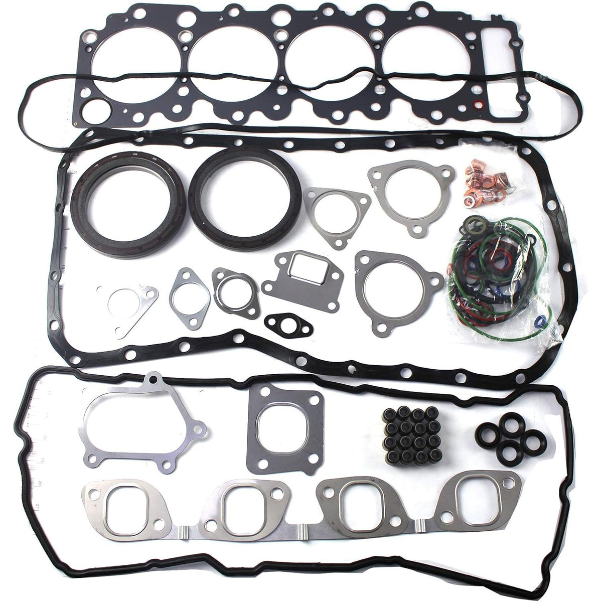 Overhaul Gasket Kit for Isuzu 4HK1 Chevrolet NPR NQR NRR GMC 5.2L - KUDUPARTS