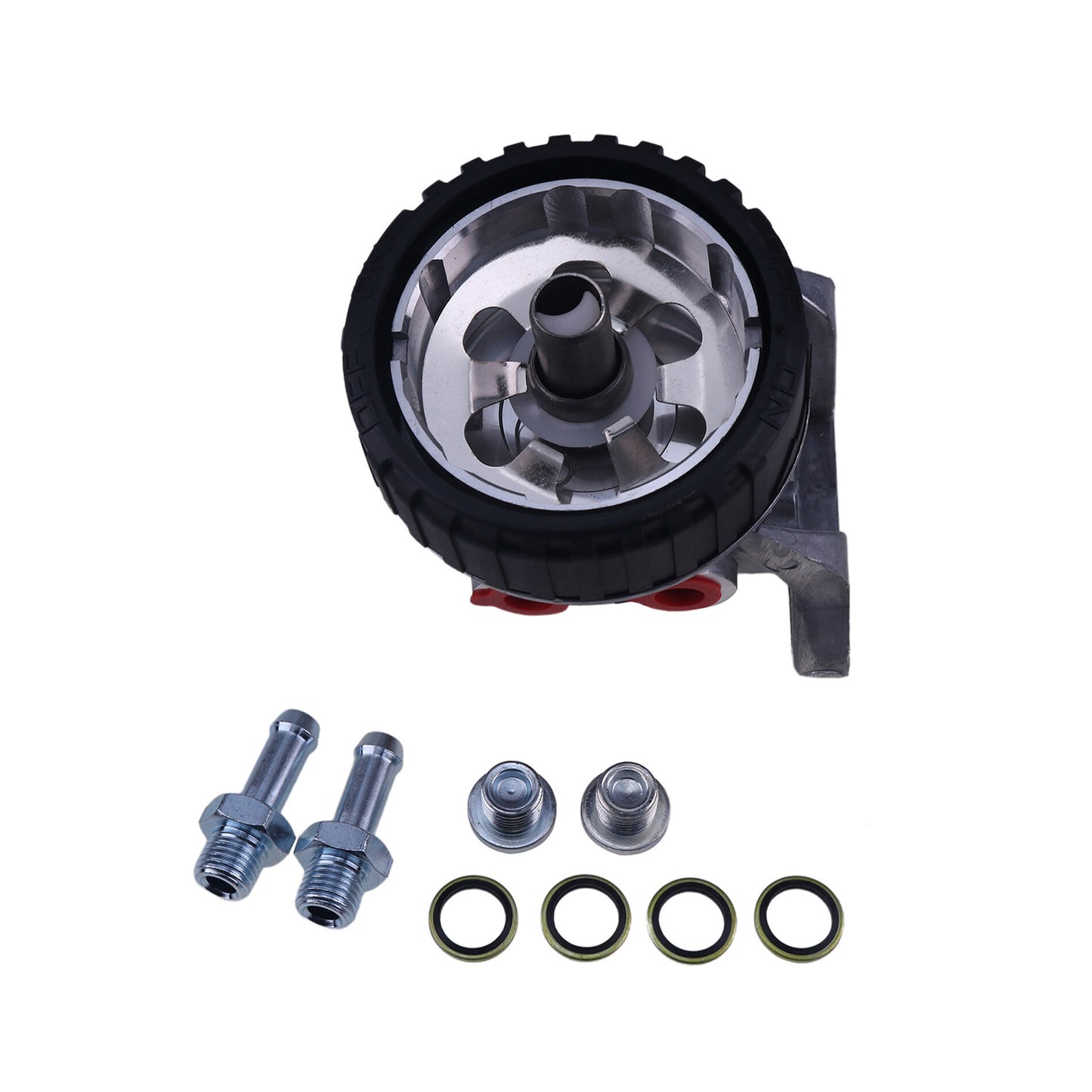 Filter Head RE500160 RE70358 for John Deere Tractor 5045D 5055D 5065E 5075E 5200 5300 5410 5055E 6400 6410(Ship to US Only.) - KUDUPARTS