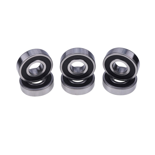 6 Pcs Spindle Bearing JD9467 JD9299 for John Deere Engine 6067 6135 Mower WG32A WG36A WG48A WH48A WH52A WH61A - KUDUPARTS