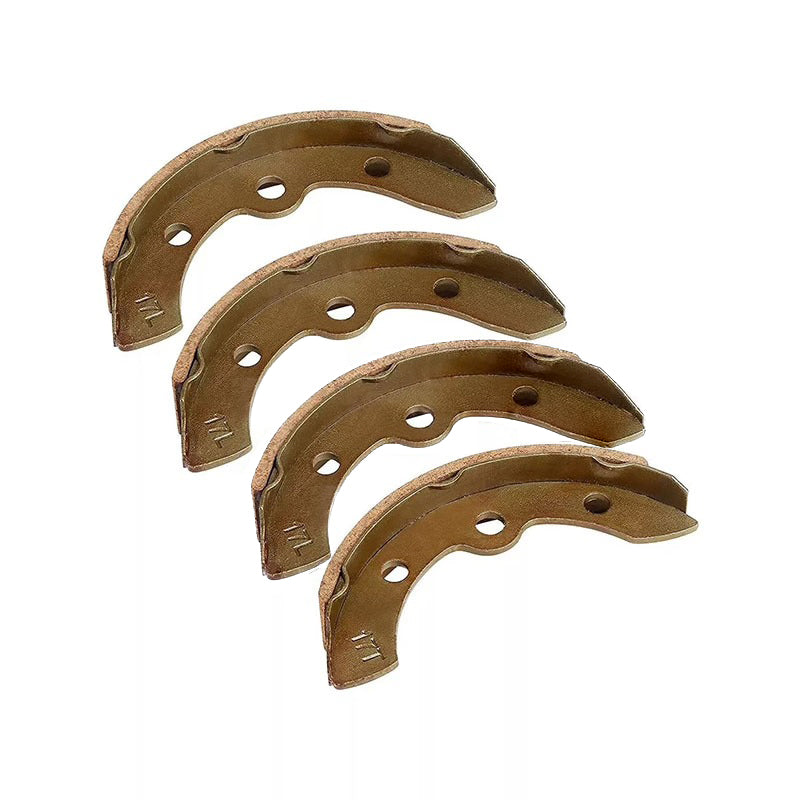 4 Pieces Golf Cart Brake Shoe 101823201 for Club Car DS Precedent 95-up EZGO 86-95
