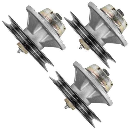 3 Pieces Deck Spindles AM121342 AM121229 for John Deere Tractor 320 325 345 355D GT242 GT262 GT275 - KUDUPARTS