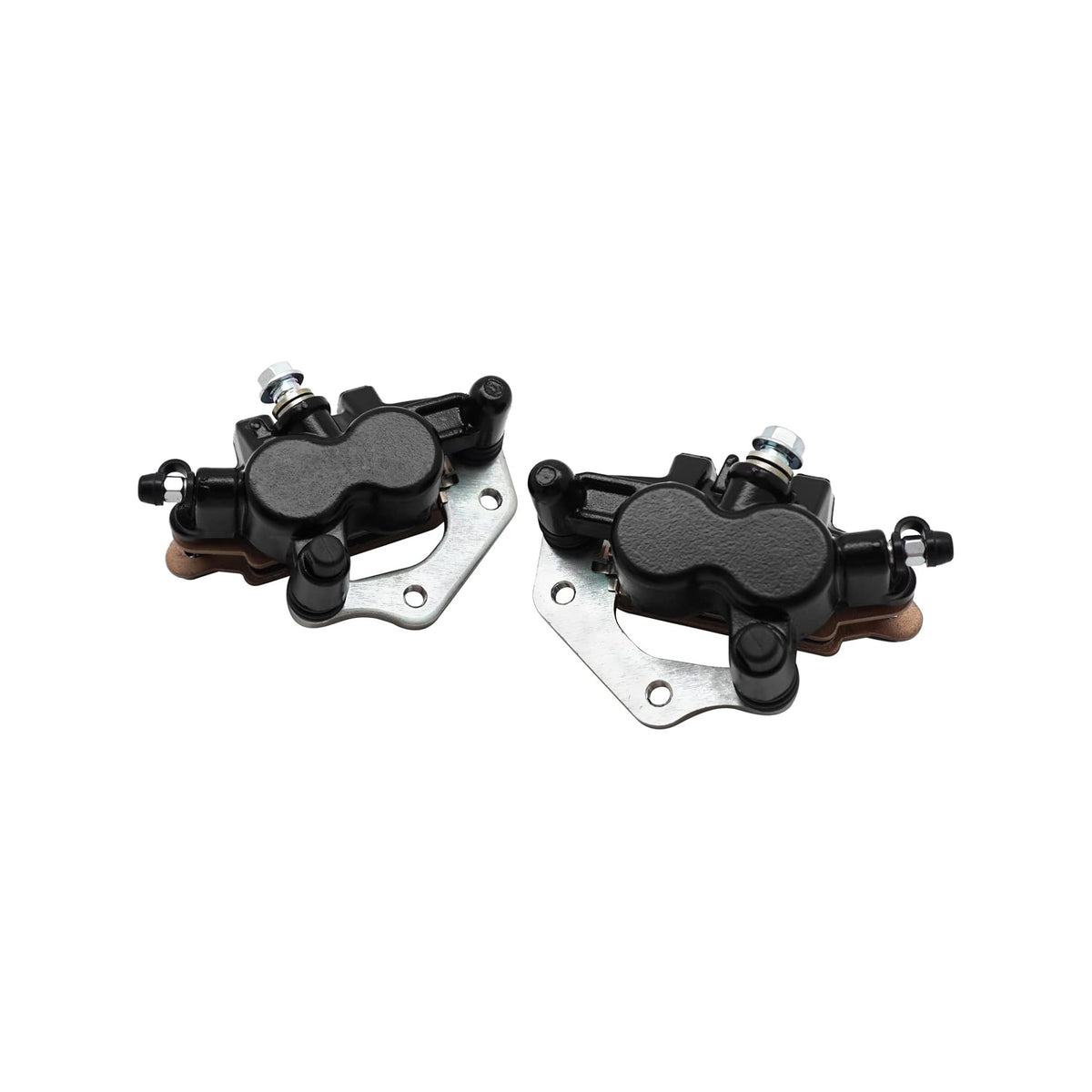 Right & Left Front Brake Calipers 43080-0056 43080-0057 for Kawasaki ATV 2011 2014 KFX450R - KUDUPARTS