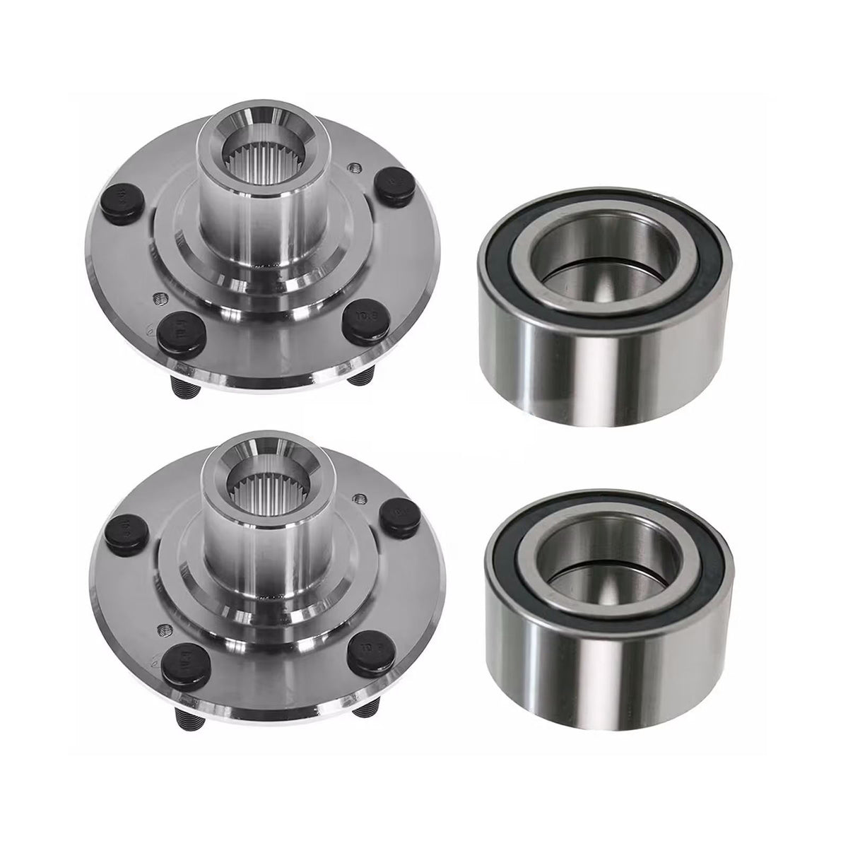 Front Wheel Hub Bearing Kit 44600-TR0-A00 NT510089 for 2012-2015 Honda Civic DX EX 1.8L 1.5L - KUDUPARTS