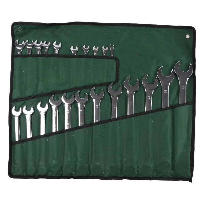 22 Pieces Aftermarket John Deere Metric Full-Polished Combination Wrench Set TY19977 - KUDUPARTS