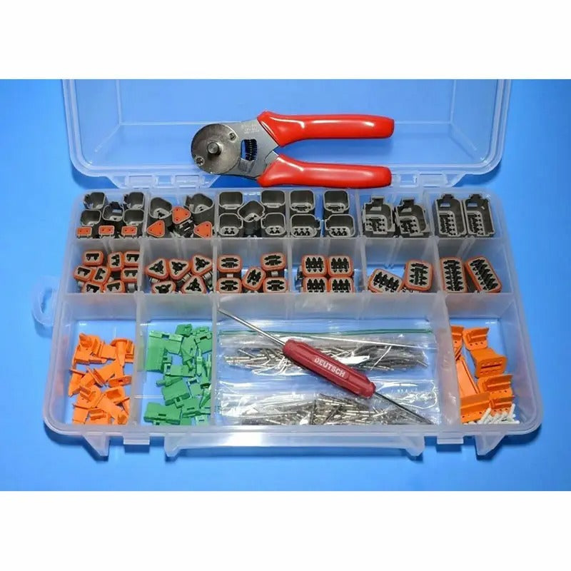 432 Pcs Deutsch DT Connector 14-16 AWG Solid Contacts Kit & Tools - KUDUPARTS
