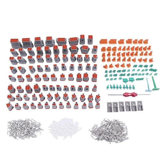 800 Pcs Deutsch DT Connector Kit Stamped for 14 16 18 20 GA. WIRE - KUDUPARTS