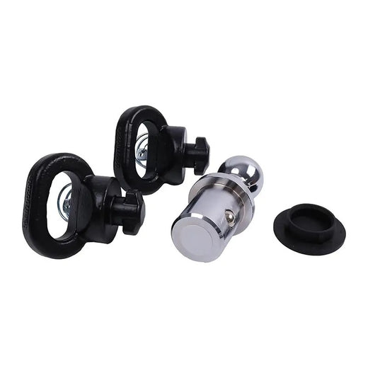 Puck System 2-5/16" Gooseneck Ball and Safety Chain Anchor Kit 60618 82216057AC for Ram Pickup Truck 2500 3500 2013-2023 - KUDUPARTS