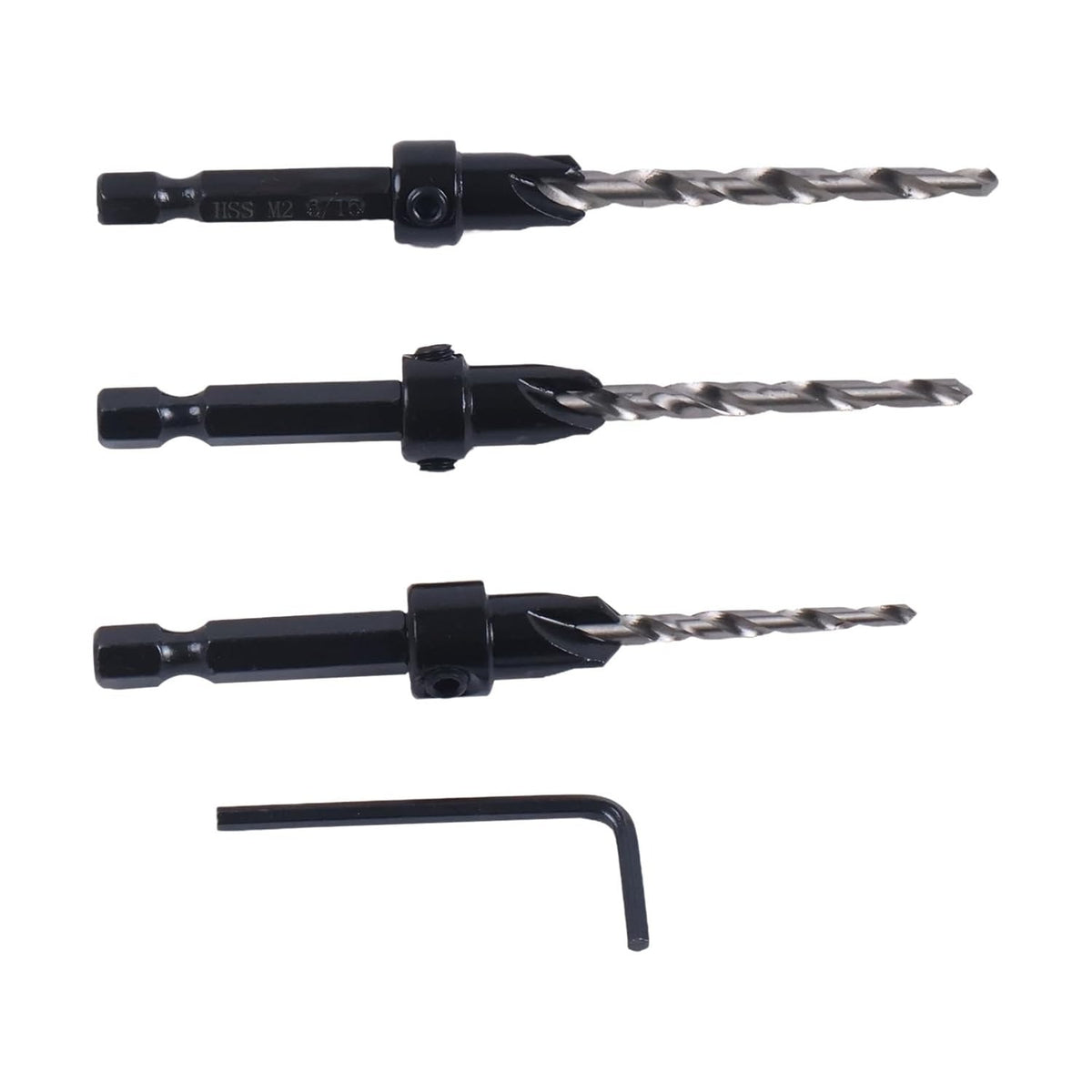 Aftermarket Milwaukee 48-13-5003 3 Pieces Countersink Drill Bit Set - KUDUPARTS