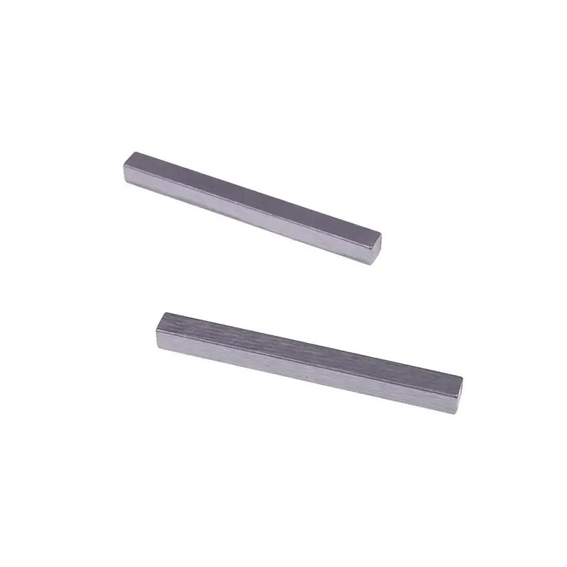 2 Pieces Rear Wheel Axle Square Key M82401 for John Deere LA100 LA105 LA110 LA115 LA120 LA125 LA130 LA135 LA140 - KUDUPARTS