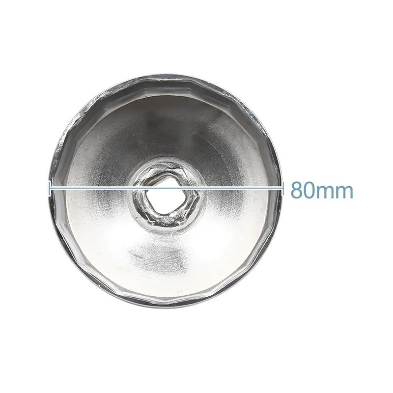 Clé à filtre à huile 79-80 mm à 15 cannelures, outil de démontage de bouchon 911-1 pour voiture