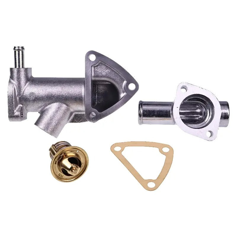 Thermostat 2500870 Cover 2810945 Complete Water Flange 5001956 554082 for Kubota Engine Z482 D662 D722 - KUDUPARTS