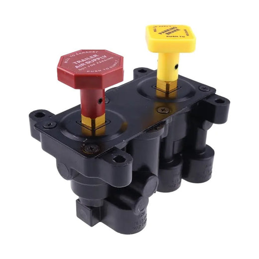 Midland Haldex KN20615 1/4" NPT Ports Dual Manifold Dash Valve - KUDUPARTS