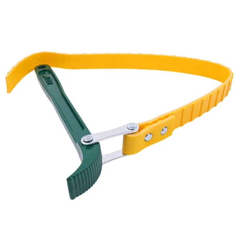 6.3" (160mm) Capacity Multi-Purpose Belt Strap Wrench 23" (585mm) Length Adjustable Strap and 12" (300mm) Steel Handle - KUDUPARTS