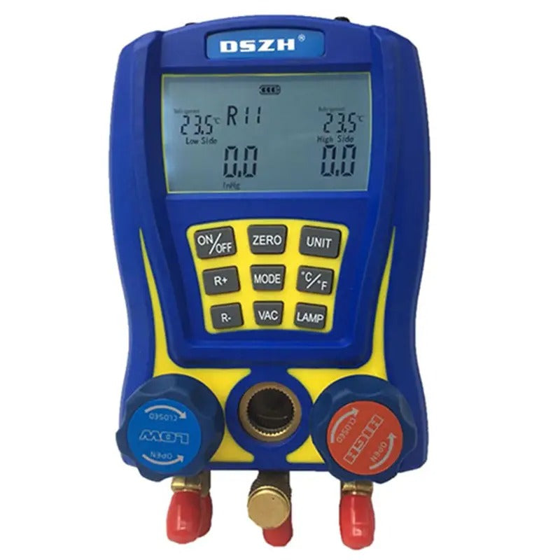 Manomètre numérique de pression et de vide pour réfrigération WK-6889