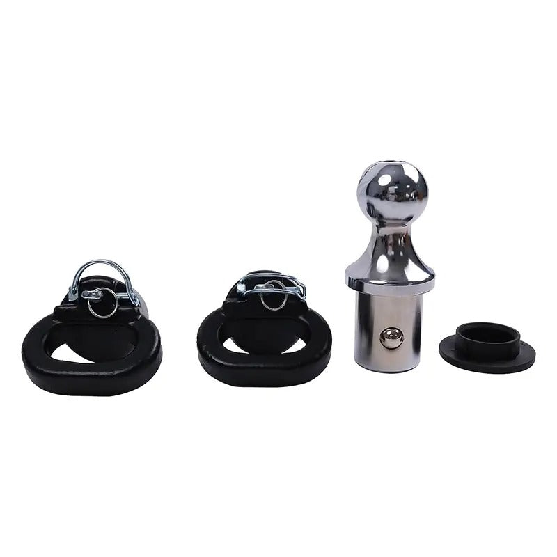 Puck System 2-5/16" Gooseneck Ball and Safety Chain Anchor Kit 60618 82216057AC for Ram Pickup Truck 2500 3500 2013-2023 - KUDUPARTS