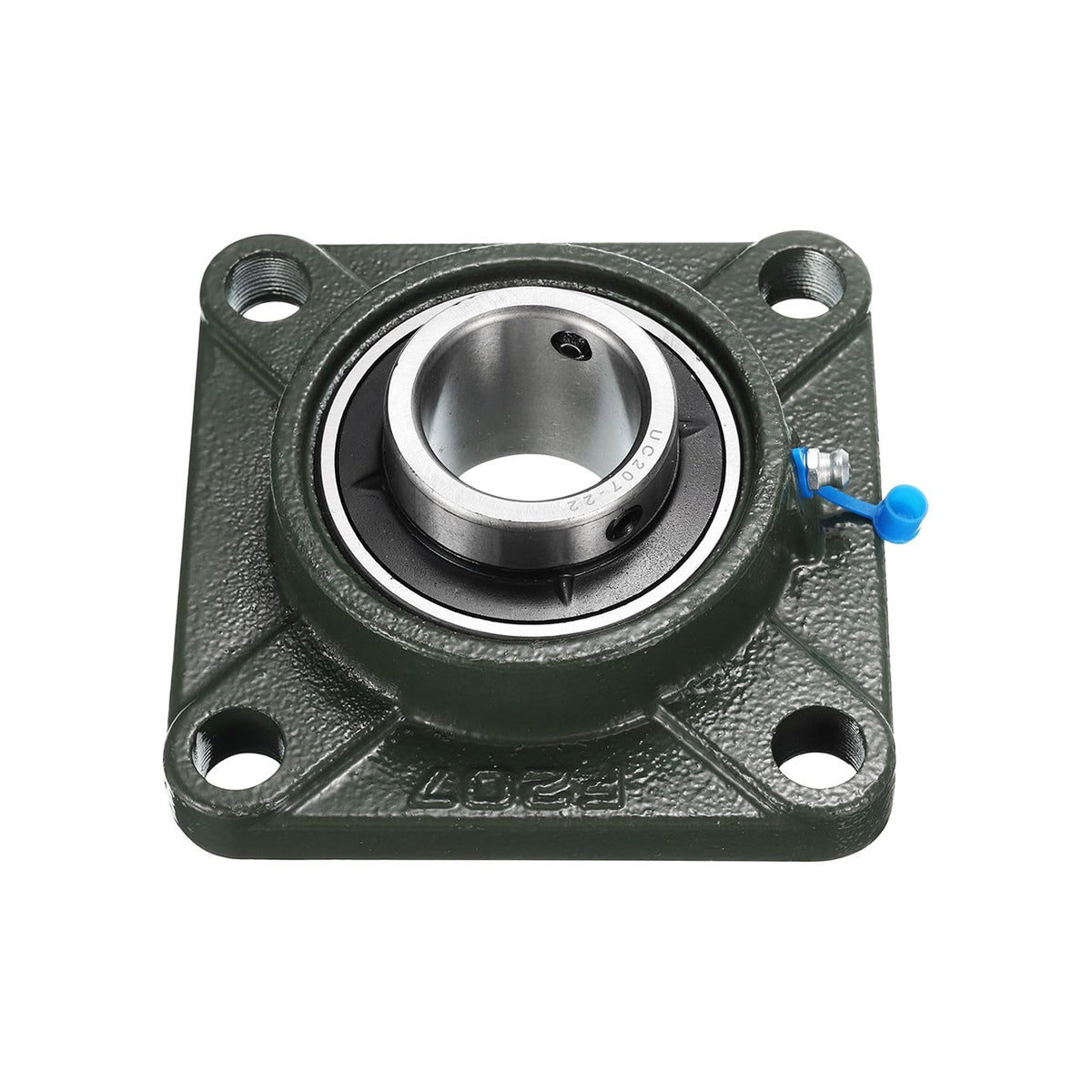 2 Pieces 1-3/8" Bore 4-Bolt Flange Bearing UCF207-22 for Agricultural Machinery HVAC System - KUDUPARTS
