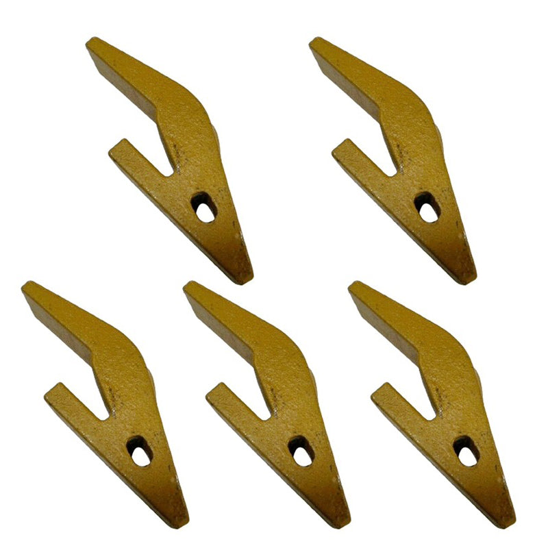 Adaptador de dientes de cucharón (5 unidades, U43792, 2740W23) para excavadoras John Deere 4039, 4045 y 6068 (230CLC, 240DLC, 270DLC y 380GLC)