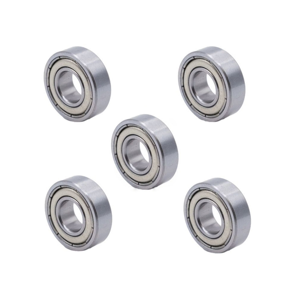5PCS Shielded Radial Ball Bearing R8ZZ 1/2"x1-1/8"x5/16" - KUDUPARTS