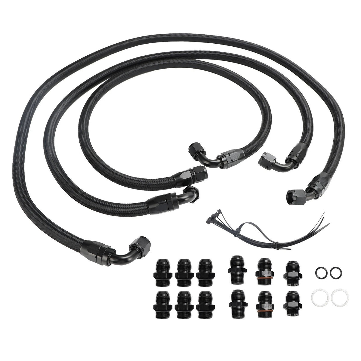Transmission Cooler Lines Kit 21101404 for Duramax Engine LB7 LLY 6.6L Chevrolet GMC 2001-2005 - KUDUPARTS