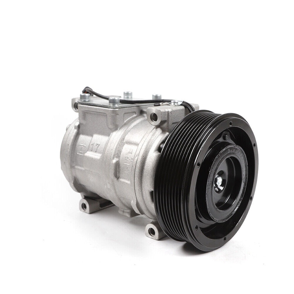 10PA15C A/C Compressor AL176858 for John Deere Loader 318D 319D 320D 323D 326D 328D 329D 332D 333D - KUDUPARTS