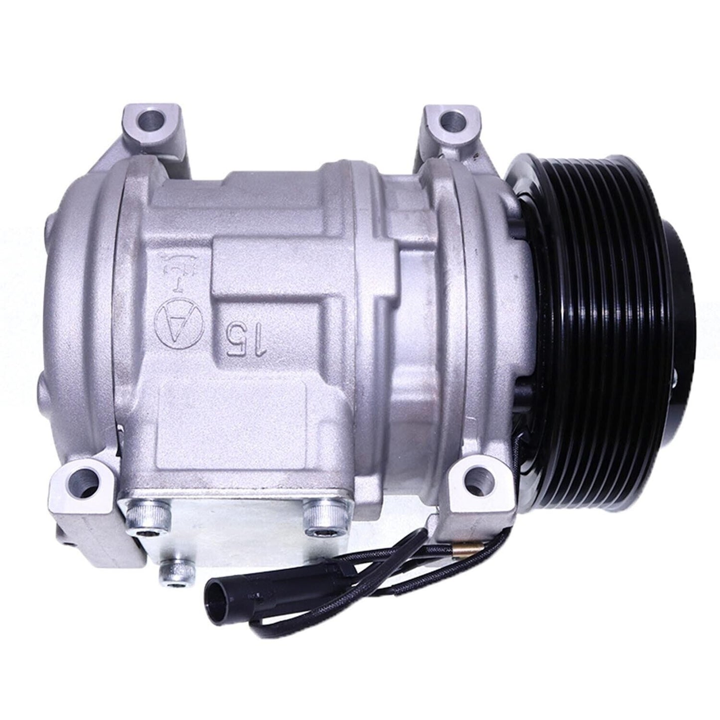 Compresor de aire acondicionado 10PA15C AL176858 para tractores John Deere 1654, 1854, 2054, 2104, 5620, 5720, 5820, 6130, 6230, 6330, 6430, 6530, 6534, 6630, 6830, 6930, 7130, 7230, 7330