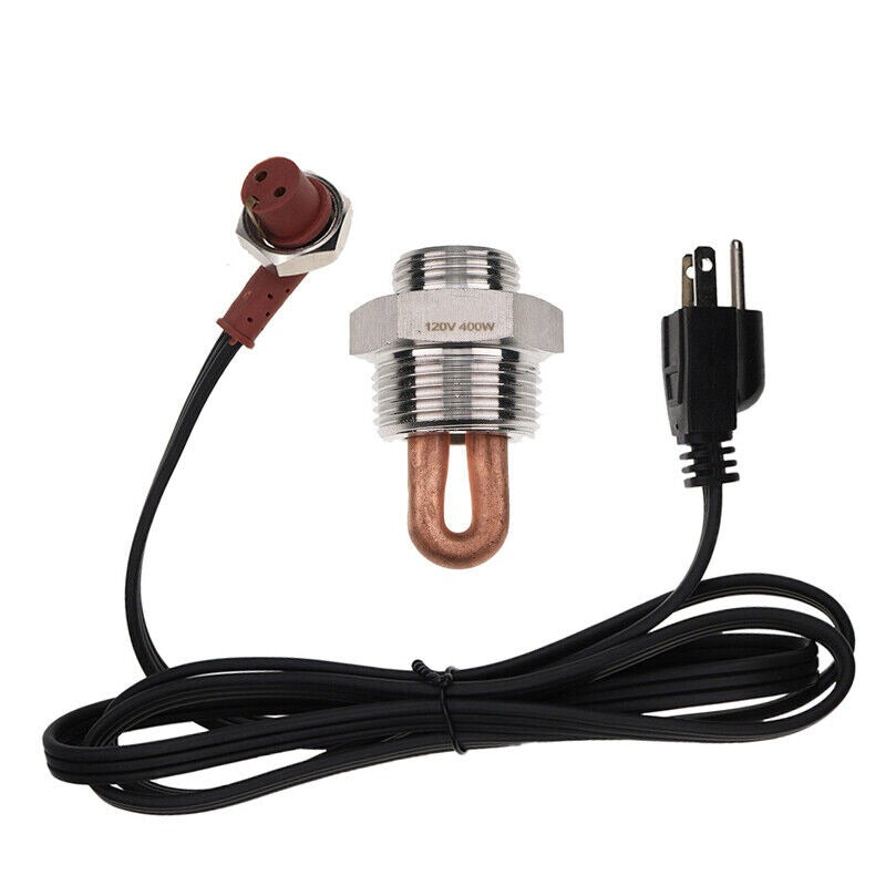 3/4NPT 400W Engine Block Heater 11409 for John Deere 50 60 70 730 A B D and G - KUDUPARTS