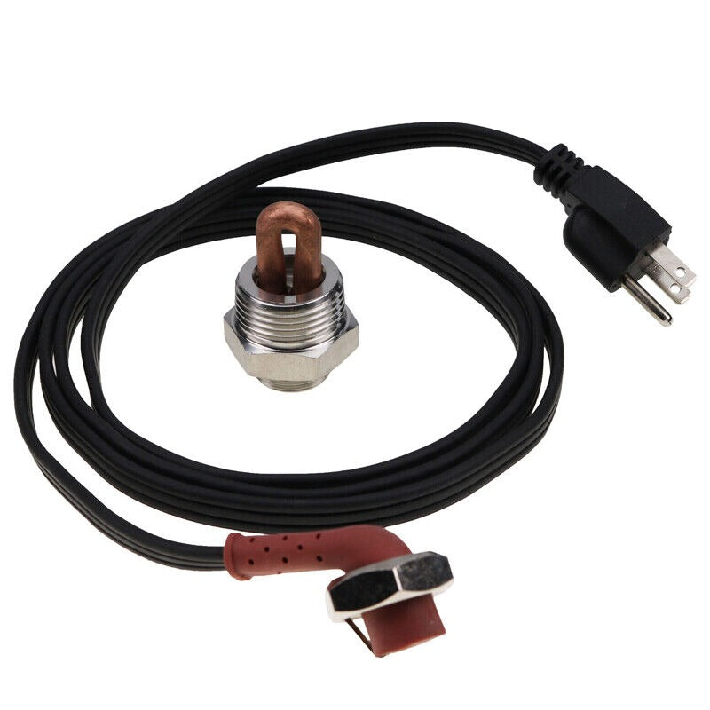 3/4NPT 400W Engine Block Heater 11409 for John Deere 50 60 70 730 A B D and G - KUDUPARTS