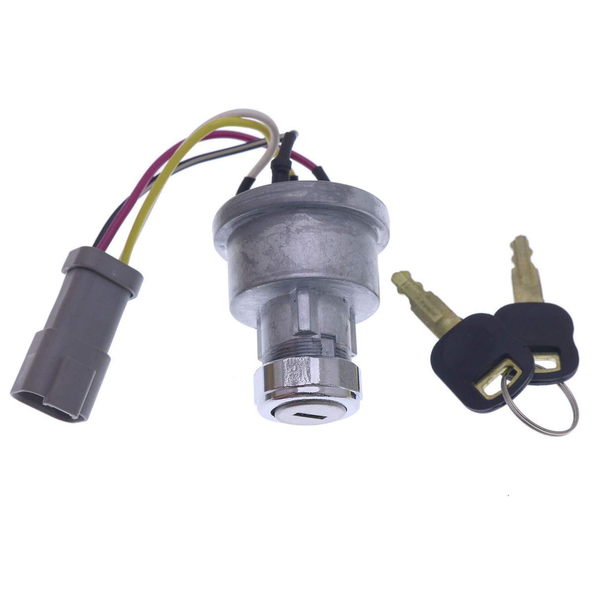 142-8858 Ignition Switch with 2 Keys for Caterpillar 257B Cat D6T 247B D6R D6T 267B 906 246B 242B 267B 216B 226B - KUDUPARTS