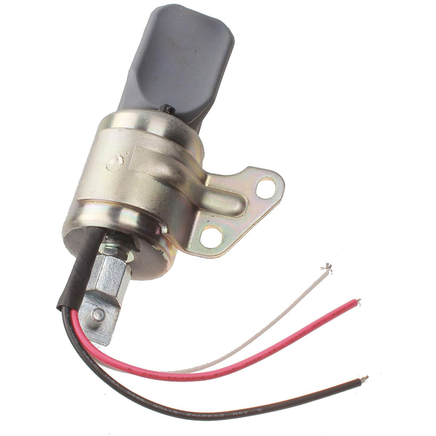 12V Fuel Shutoff Solenoid 17520-60013 Fit for Kubota GL6000A GL6000D GL9000A GL9000D - KUDUPARTS