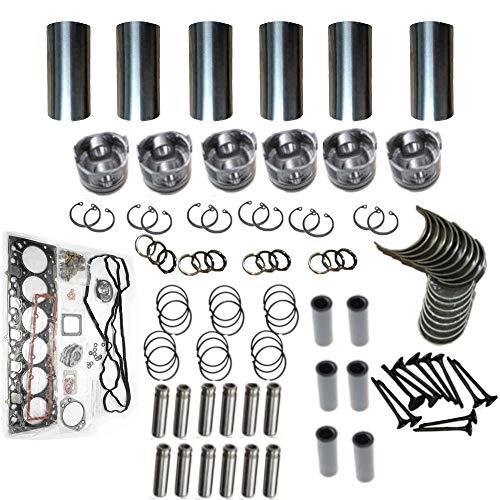 Rebuild Kit For CAT 3066 Mitsubishi S6K S6KT Excavator 320B 320L - KUDUPARTS